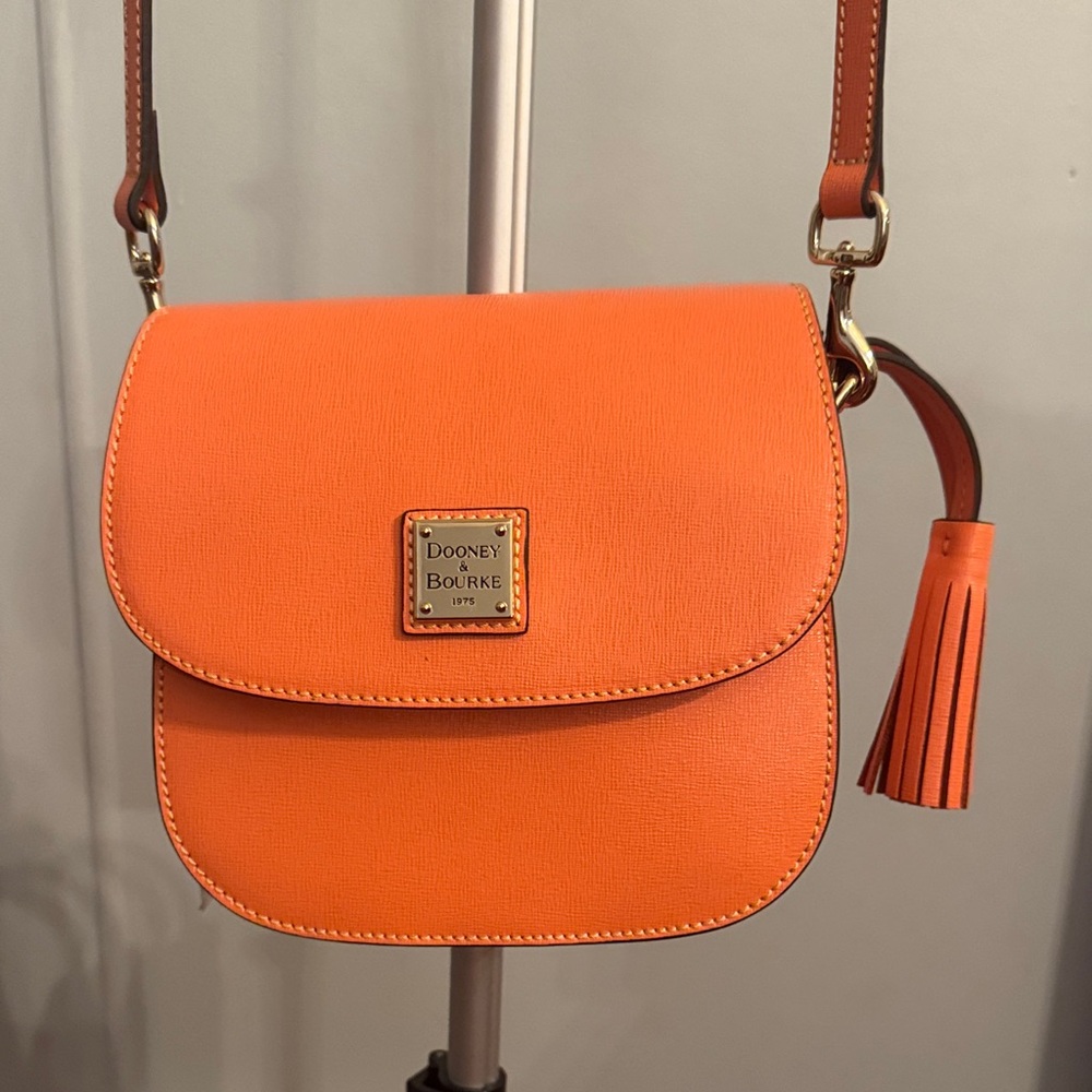 Dooney & Bourke Vibrant Orange Crossbody Bag